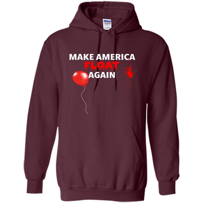 Make America Float Again T-Shirt Halloween Horror T-shirt Maroon