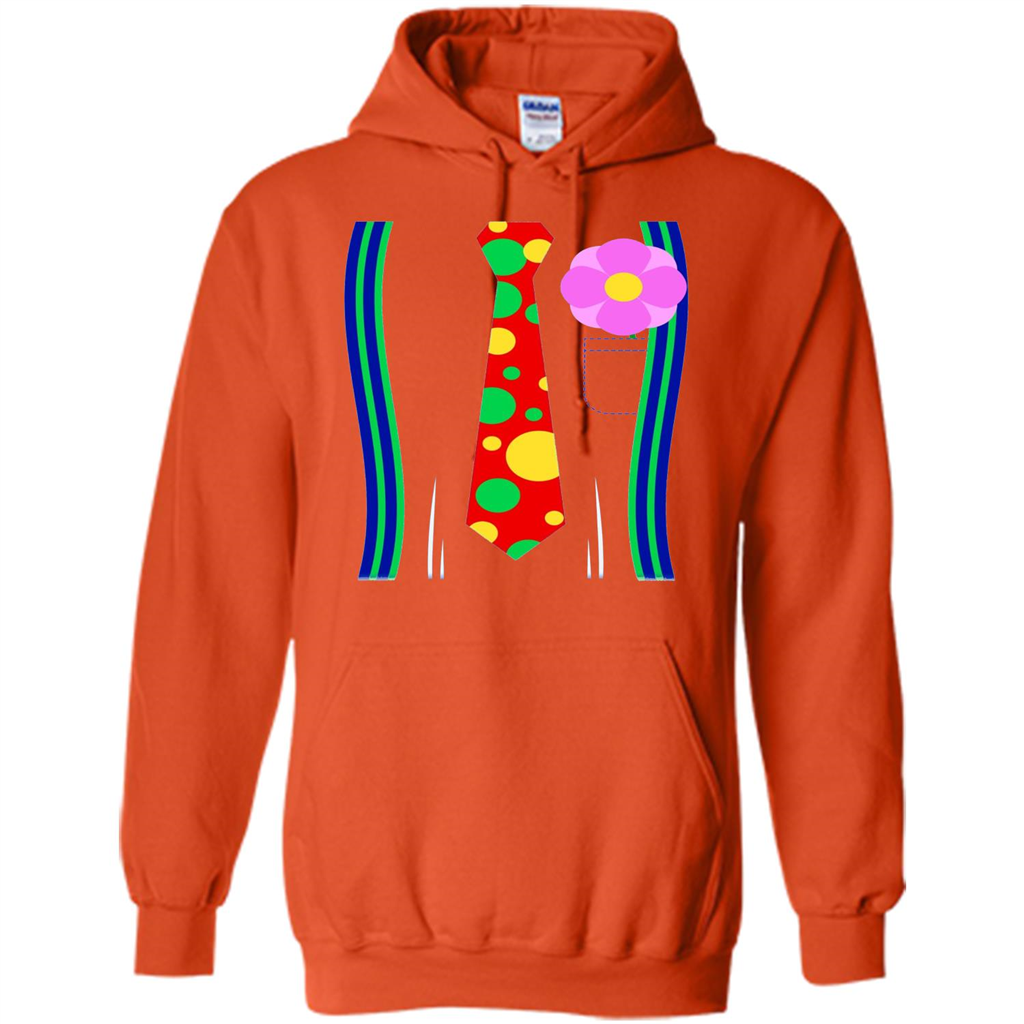 Halloween Clown Costume T-shirt Orange