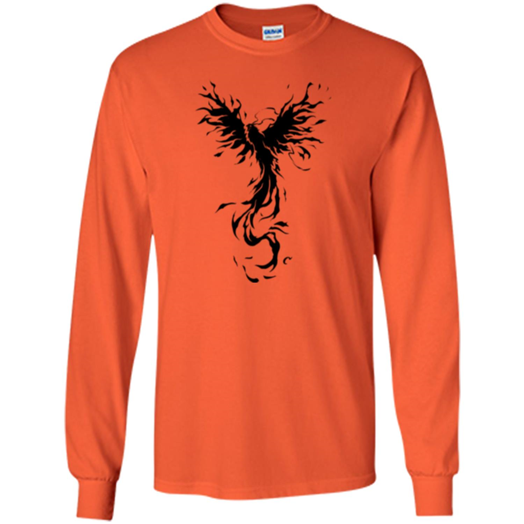 Black Phoenix T-shirt Orange