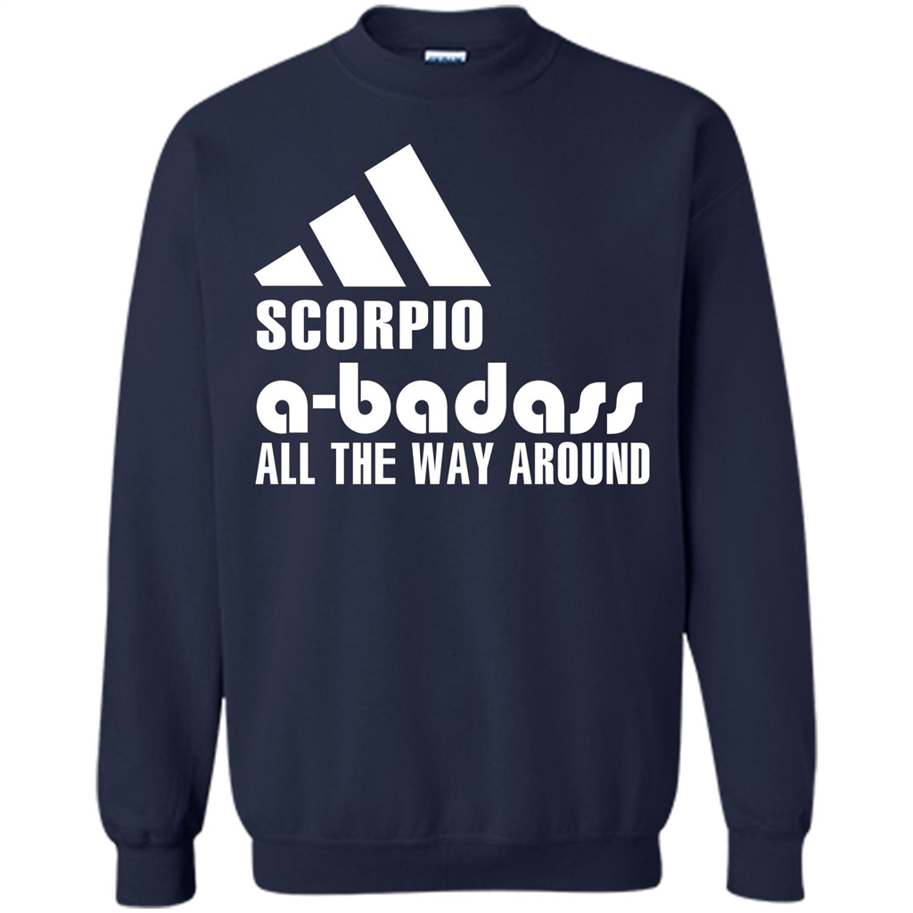 Scorpio A-Badass All The Way Around T-shirt Navy
