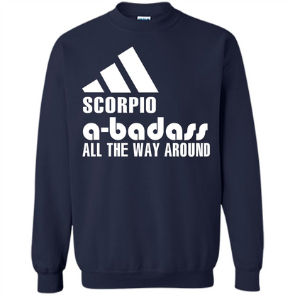 Scorpio A-Badass All The Way Around T-shirt Navy