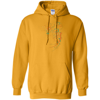 City Grid T-shirt Gold