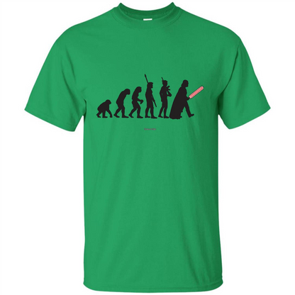Movies Lover T-shirt Human Evolution Irish Green