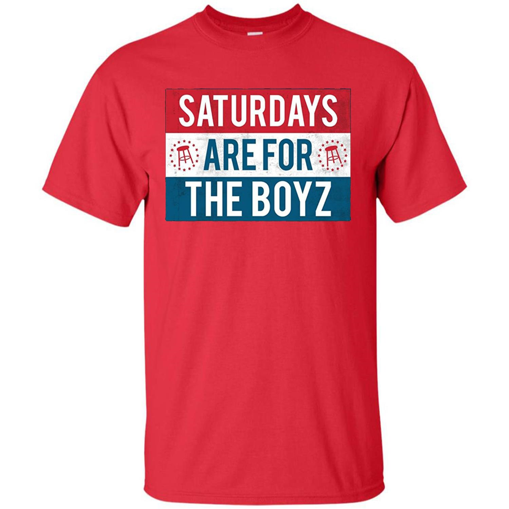 Saturdays Are For The Boyz T-shirt Red