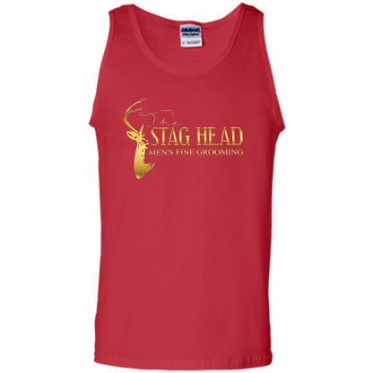 The Stag Head Men's Fine Grooming T-shirt Red