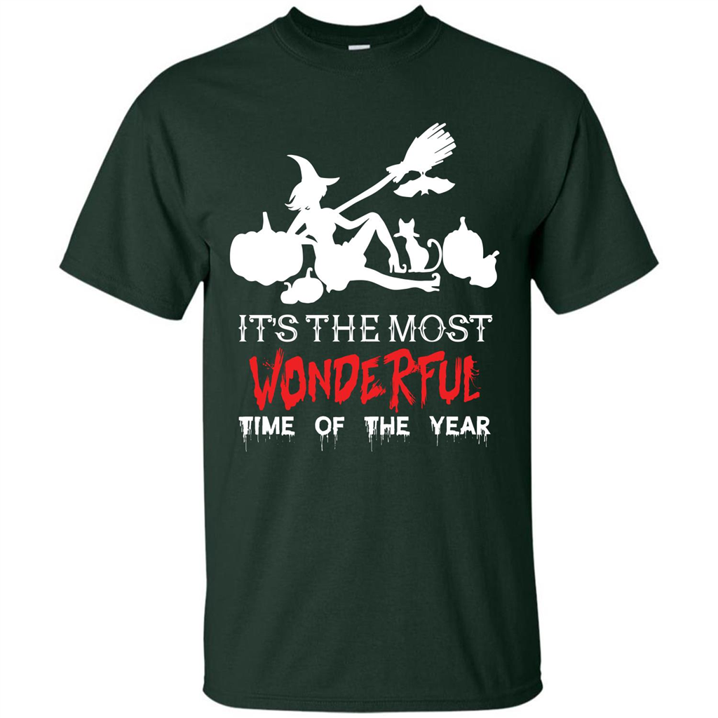 Halloween T-shirt It’s The Most Wonderful Time Of The Year Forest Green