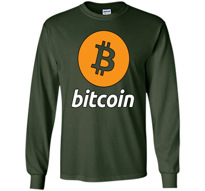 Bitcoin Logo Cryptocurrency BTC T-shirt Forest Green