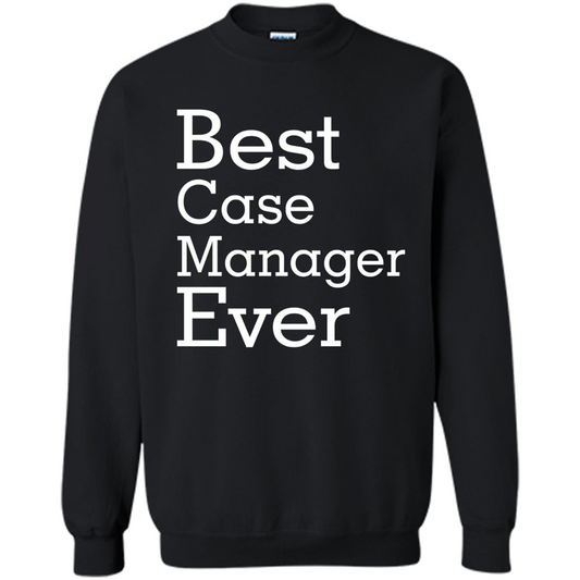 Best Case Manager Ever-Christmas Gift T-shirt Black