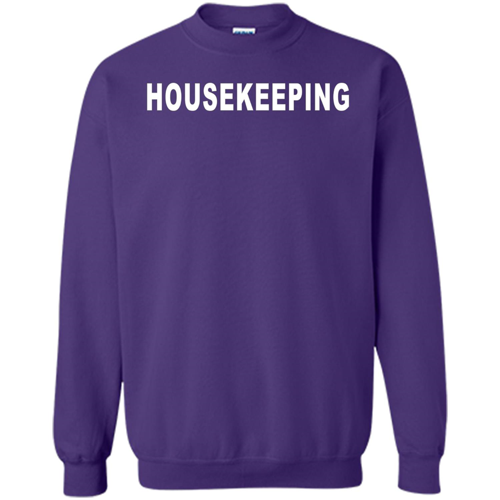 Housekeeping T-shirt Purple