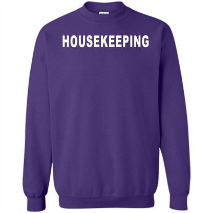 Housekeeping T-shirt Purple