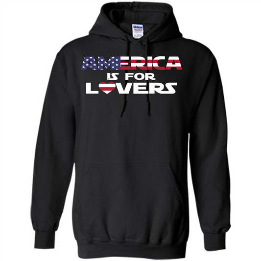 America Is For Lovers T-shirt Black