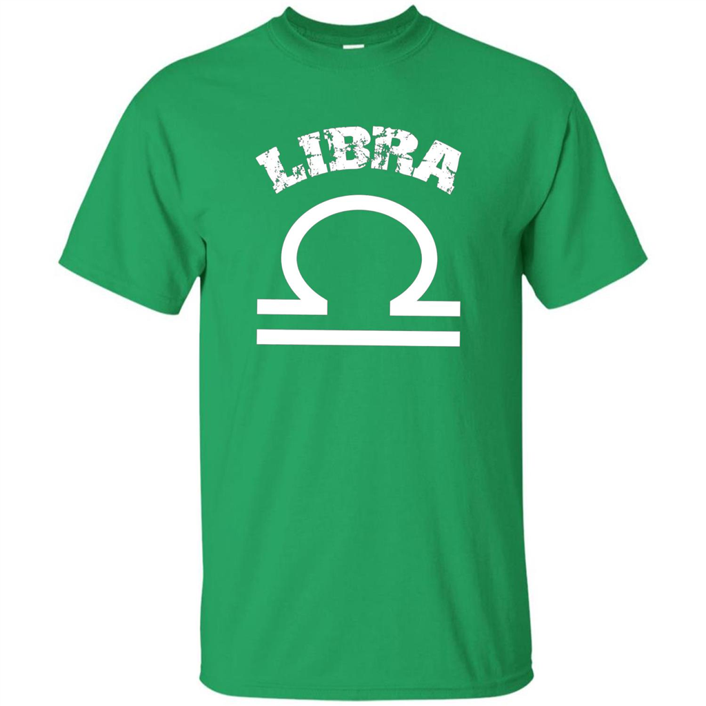 Libra T-shirt Libra Symbol Zodiac October Birthday T-shirt Irish Green