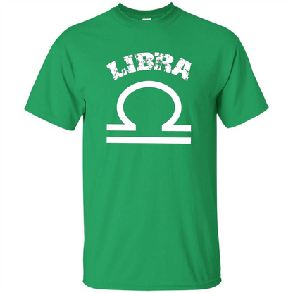 Libra T-shirt Libra Symbol Zodiac October Birthday T-shirt Irish Green