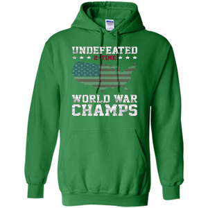 Independence Day T-shirt Undefeated 2-Time World War Champs 4th Of July
