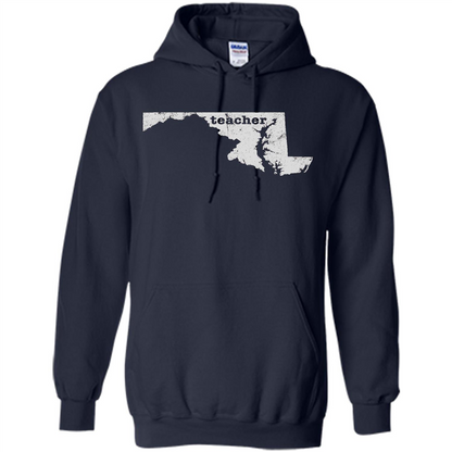 Maryland Teacher Home Style T-Shirt Navy