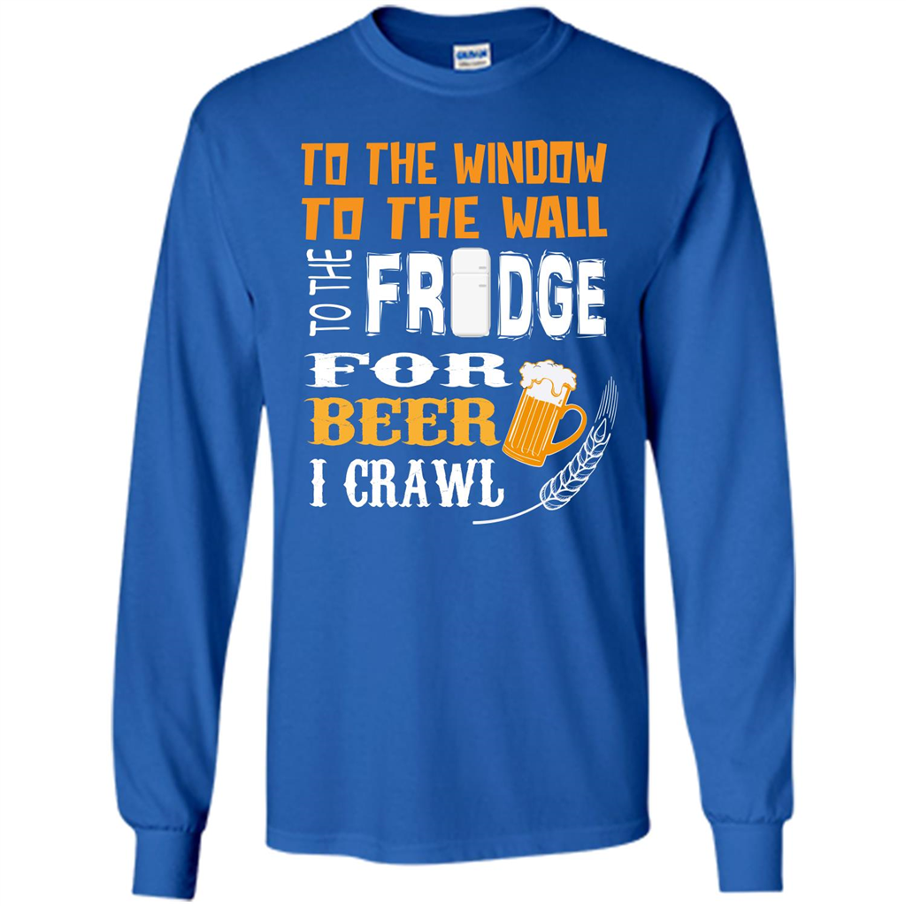 Beer. For Beer I Crawl T-shirt Royal