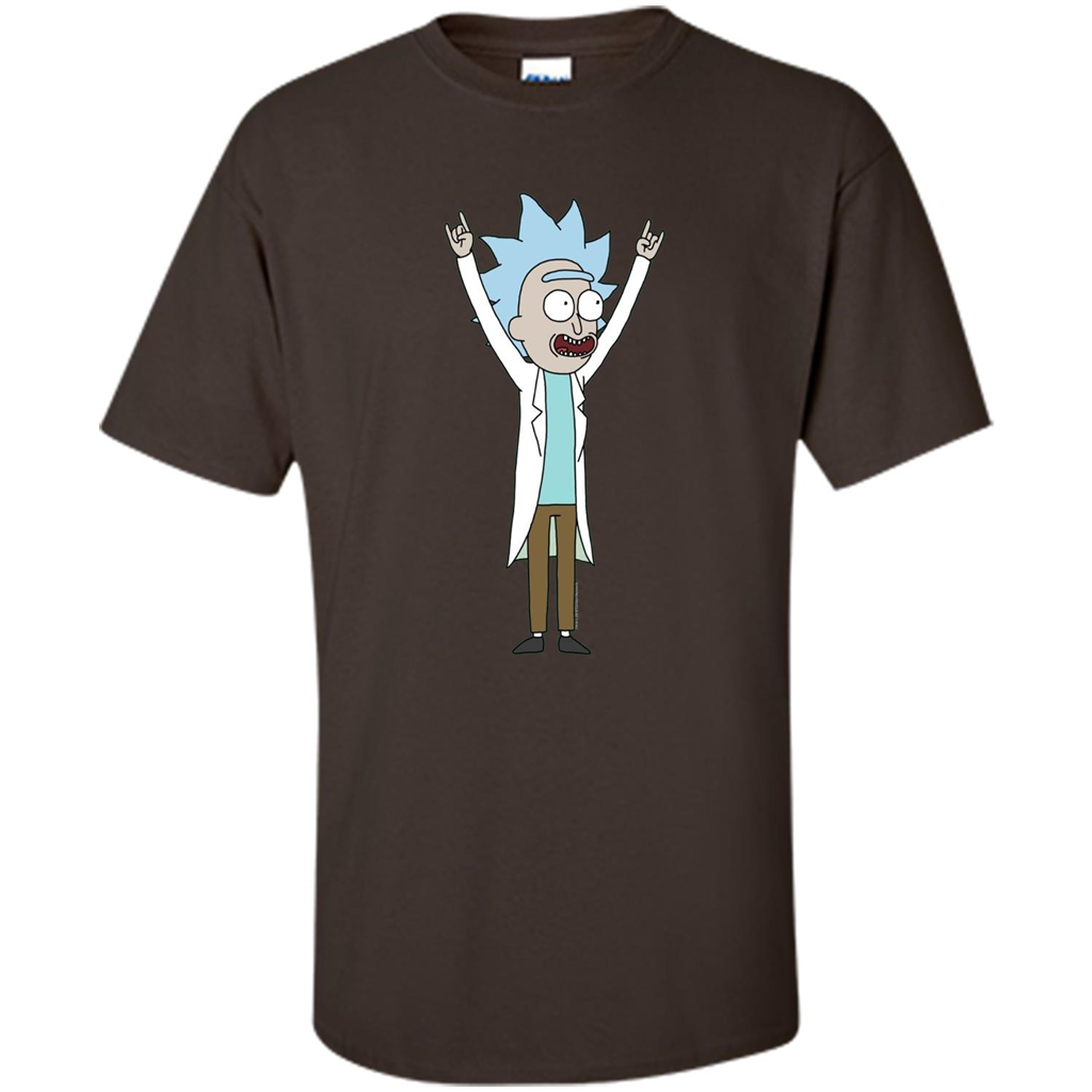 Movie Lover. Tiny Rick T-shirt Dark Chocolate
