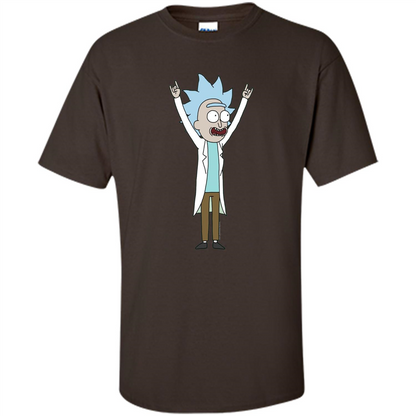 Movie Lover. Tiny Rick T-shirt Dark Chocolate