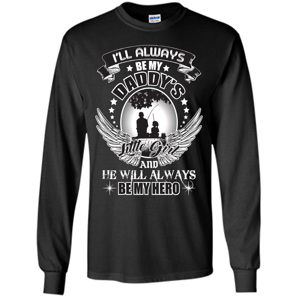 Family T-shirt I’ll Always Be My Daddy’s Little Girl Orange