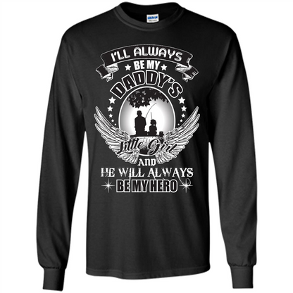 Family T-shirt I’ll Always Be My Daddy’s Little Girl Orange
