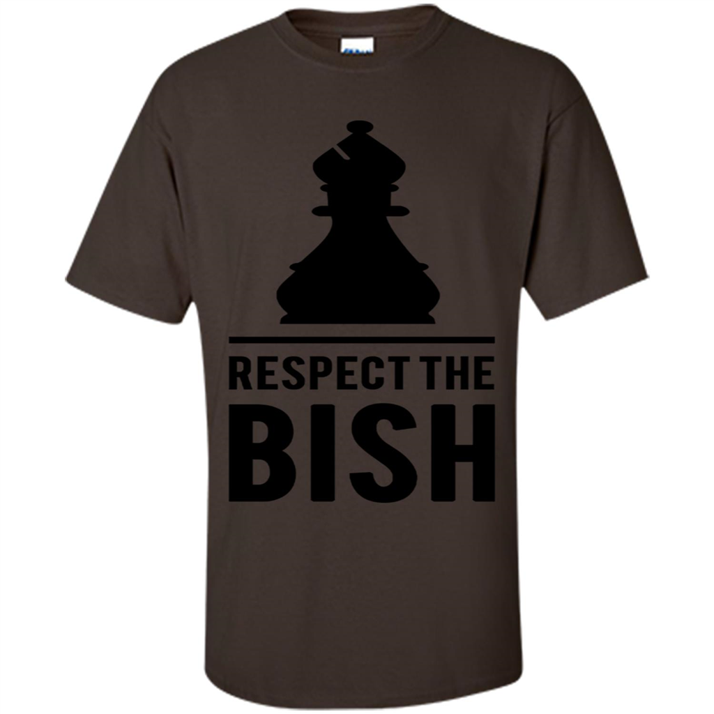 Respect The Bish T-shirt Dark Chocolate
