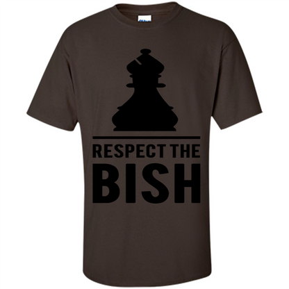 Respect The Bish T-shirt Dark Chocolate