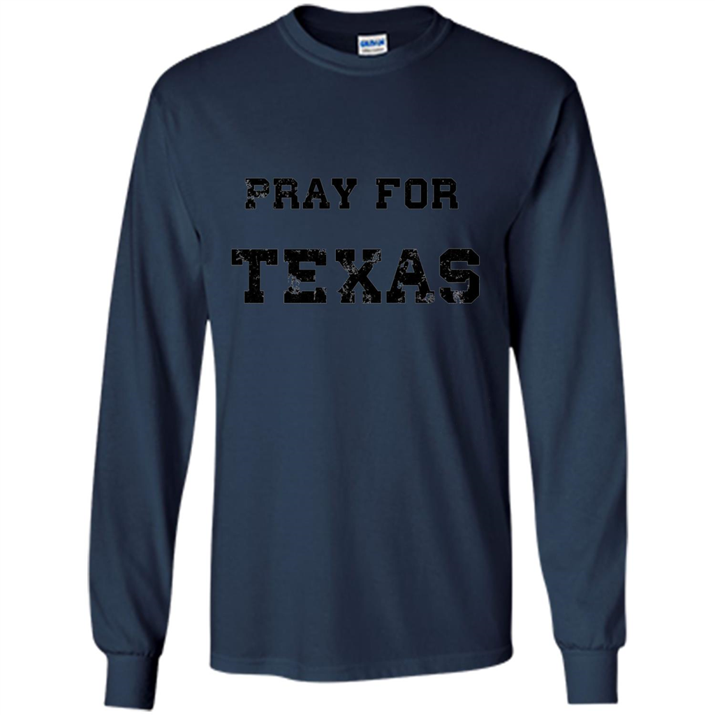 Pray For Texas T-shirt Navy
