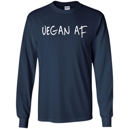 Vegan AF T-shirt Navy