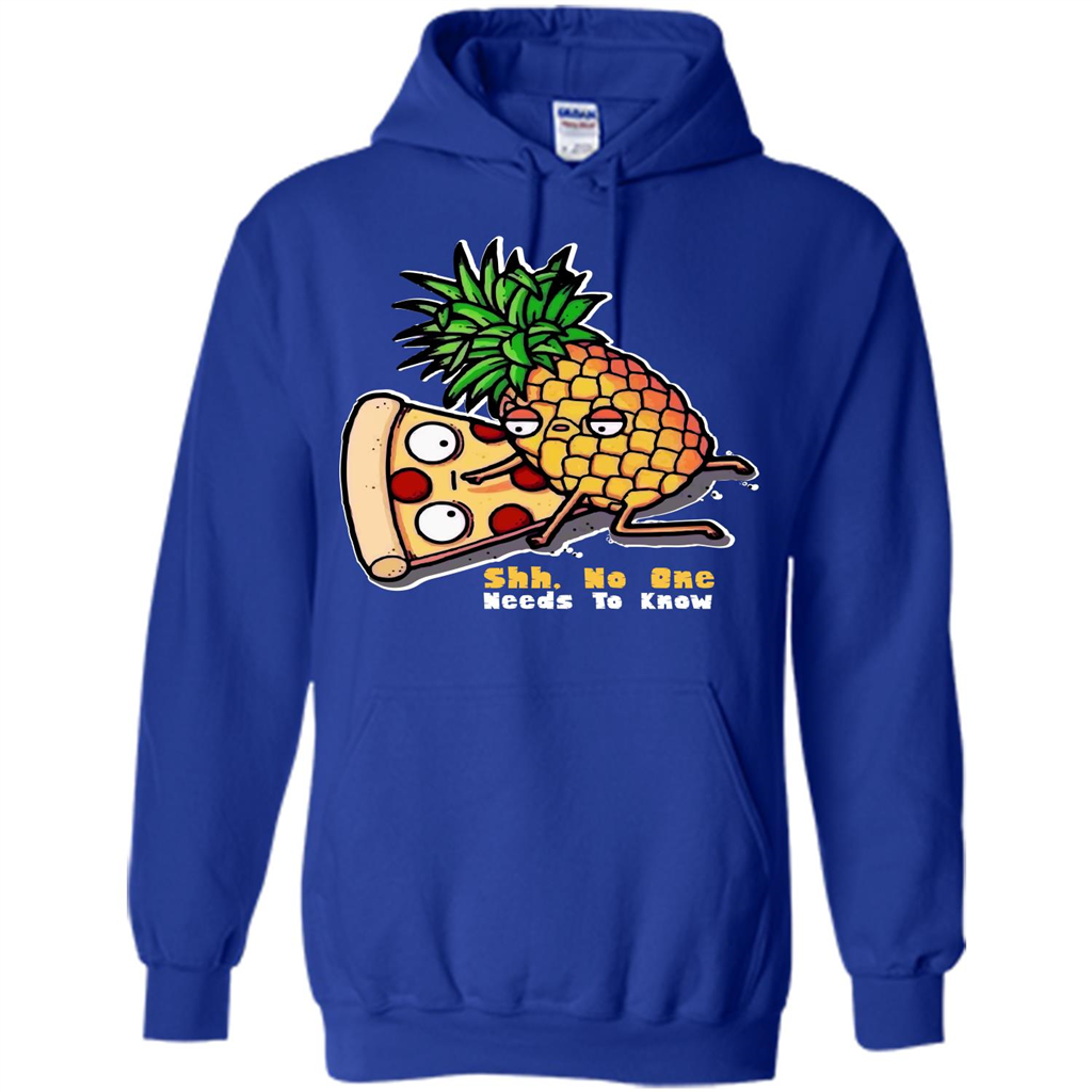 Pizza. Shh, No One Needs To Know T-shirt Royal