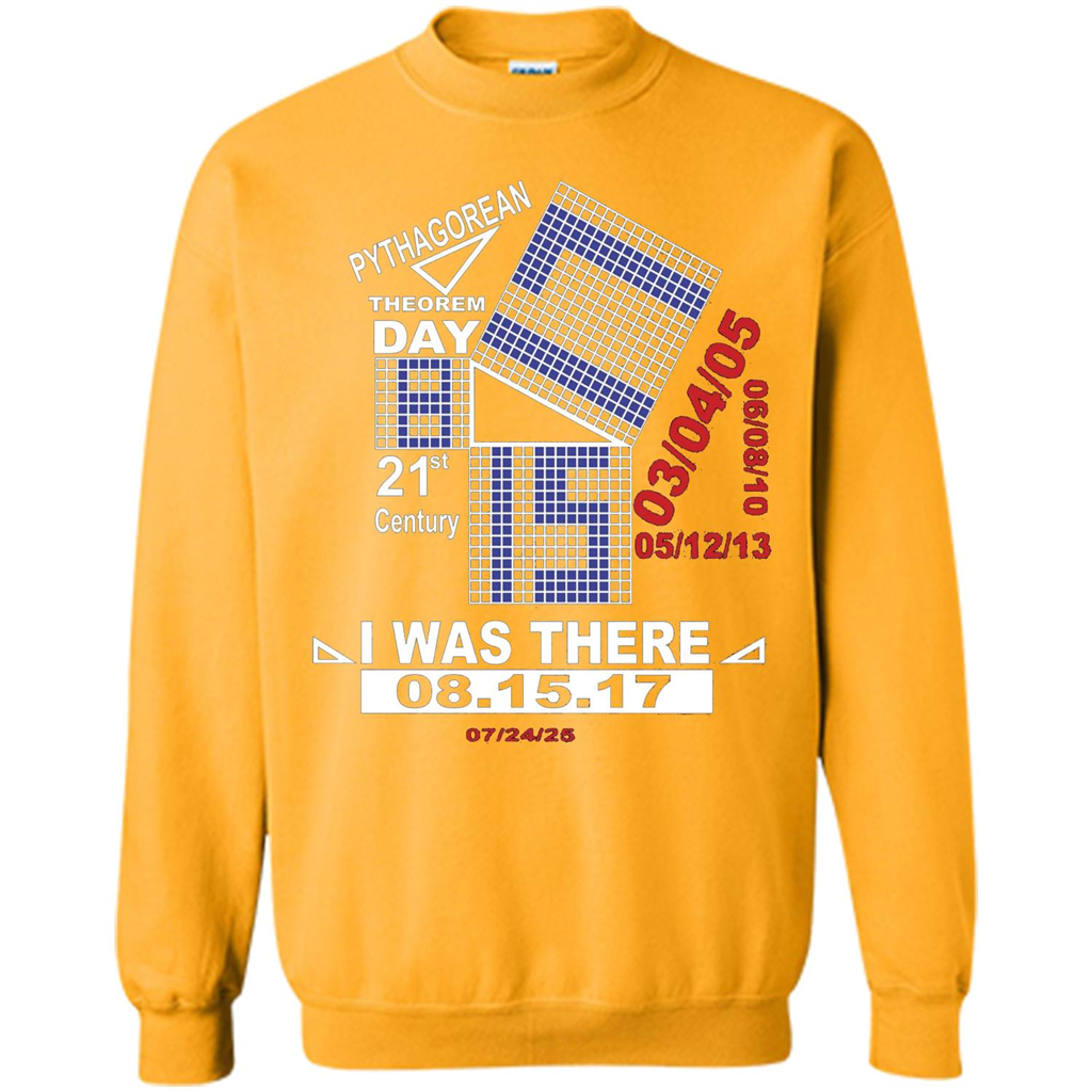 Pythagorean Theorem day T-shirt Gold