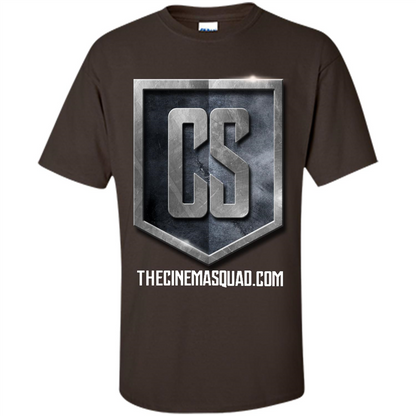 Movies T-shirt Upper Left Dark Chocolate