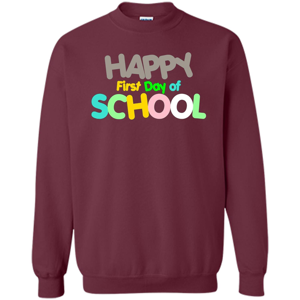 Happy First Day of School Colorful T-shirt