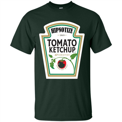 Ketchup Condiment Costume T-shirt Tomato Ketchup 57 Varieties Grown Not Made Forest Green