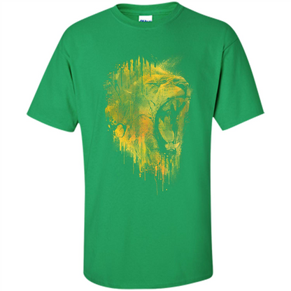 Lion Drip T-shirt Irish Green