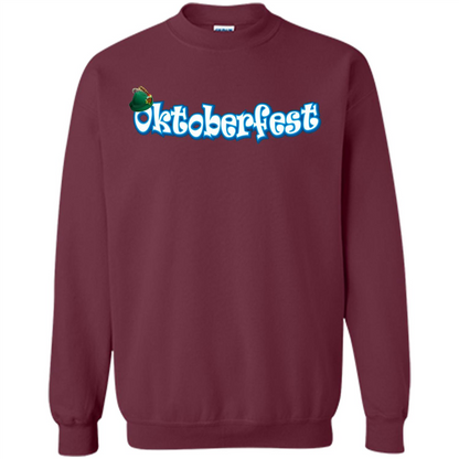 Oktoberfest Tyrolean Hat German T-Shirt Maroon