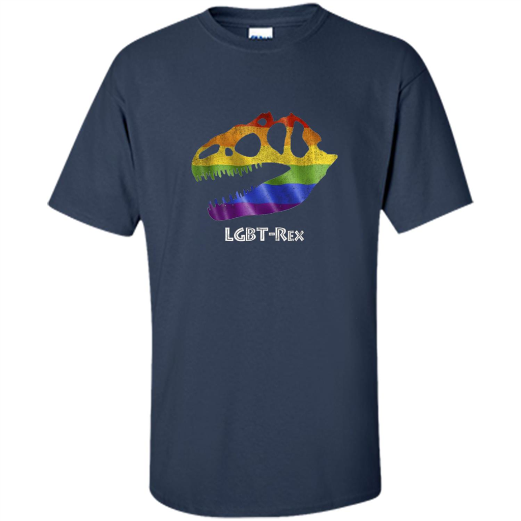 LGBTQ Pride T-shirt LGBT-Rex Navy