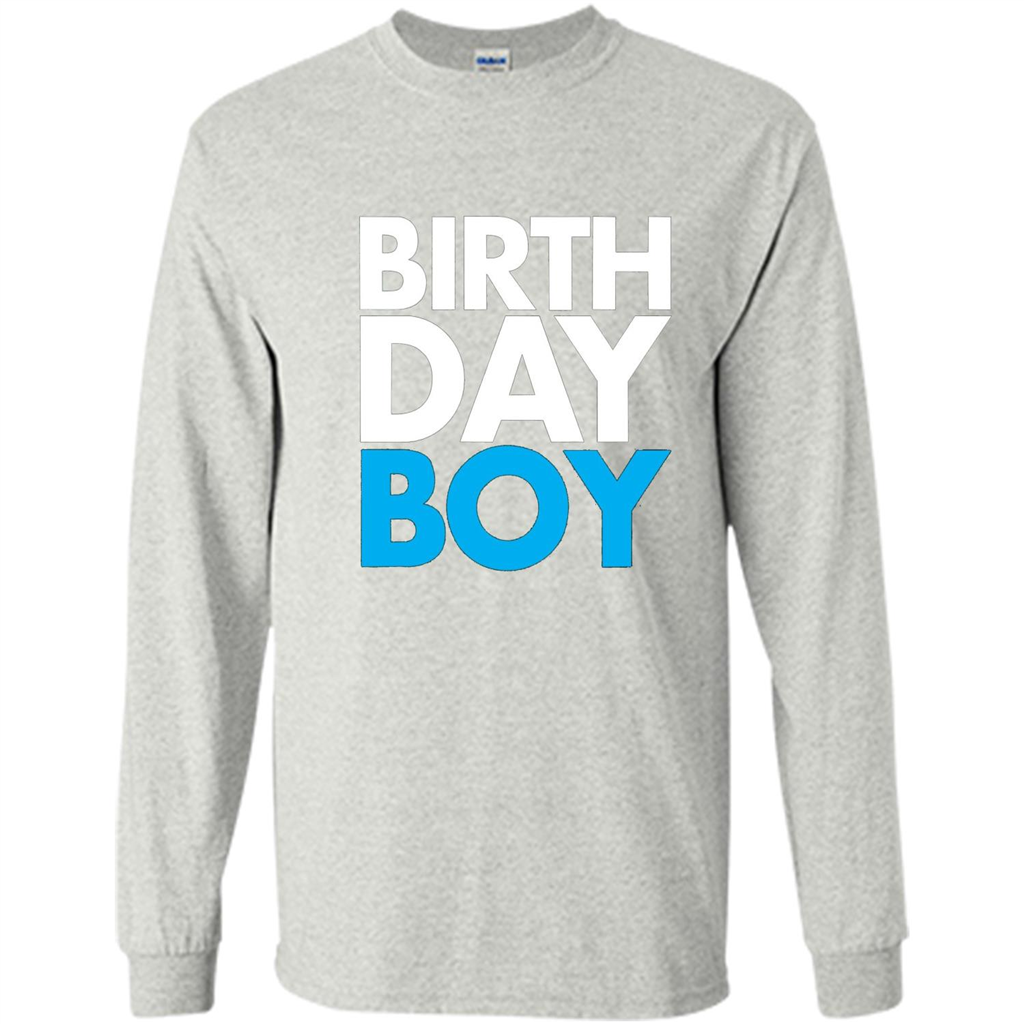 Birth Day Boy T-shirt Ash