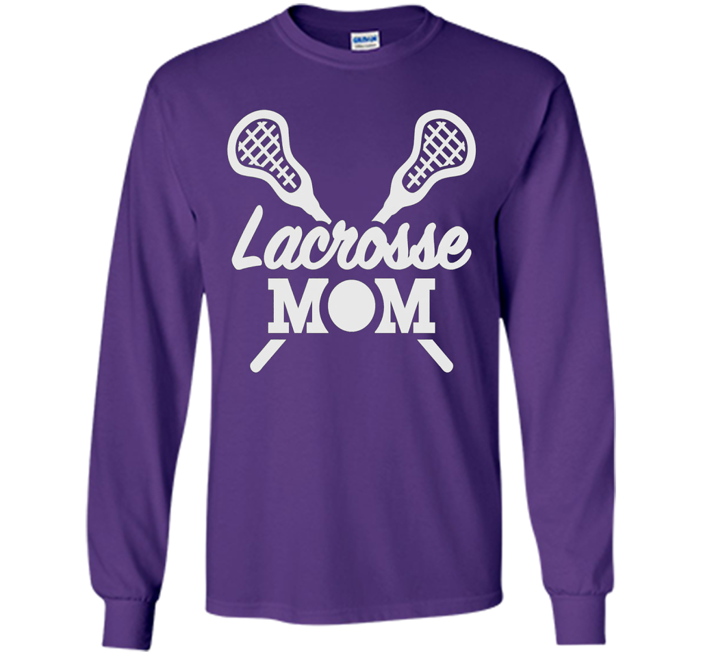 Lacrosse Mom T Shirt cool shirt Purple