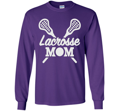 Lacrosse Mom T Shirt cool shirt Purple