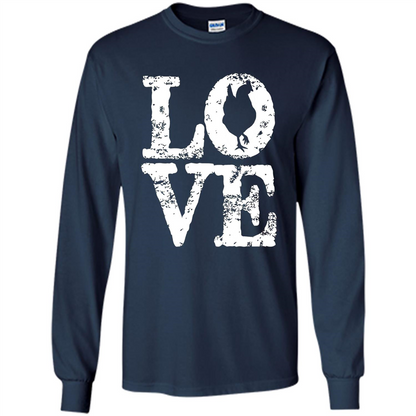 Chickens T-shirt I Love Chickens T-Shirt Navy