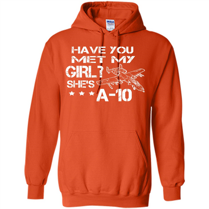 Have You Met My Girl She's A-10 T-shirt Orange