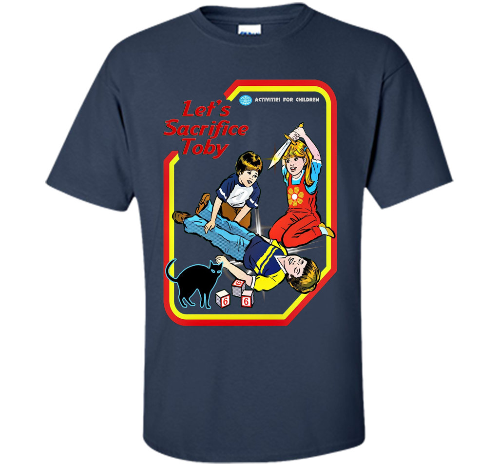 Let's Sacrifice Toby T-shirt Navy