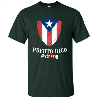 Puerto Rico Strong T-shirt Forest Green