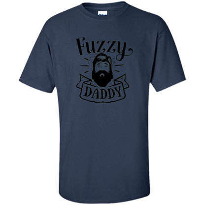 Fathers Day T-shirt Fuzzy Daddy Navy