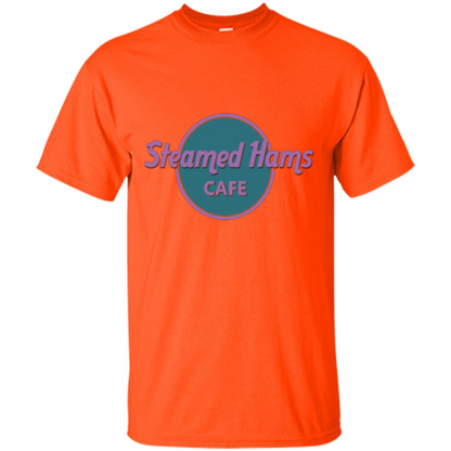 Steamed Hams Cafe T-shirt Orange