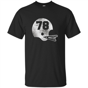 Football Number 78 T-shirt Player Number