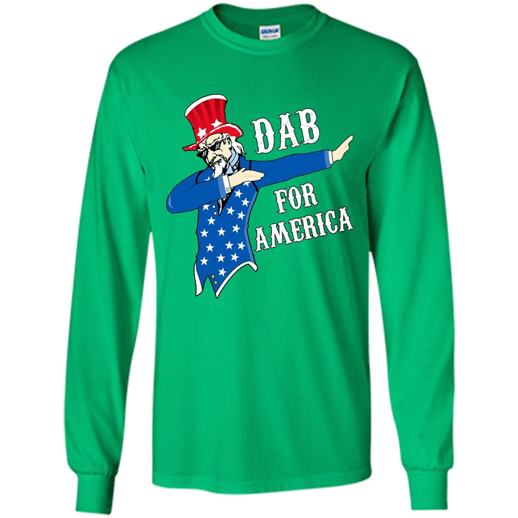 Independen Day T-shirt Patriotic Uncle Sam Dabbing. 4th of July Irish Green