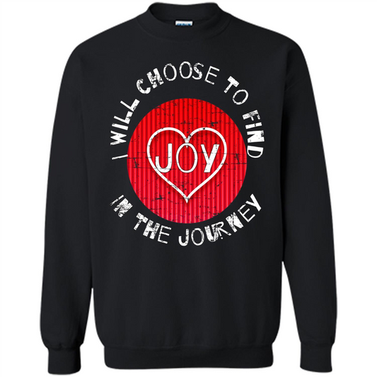 Christian T-shirt I Choose To Find Joy In My Journey Black