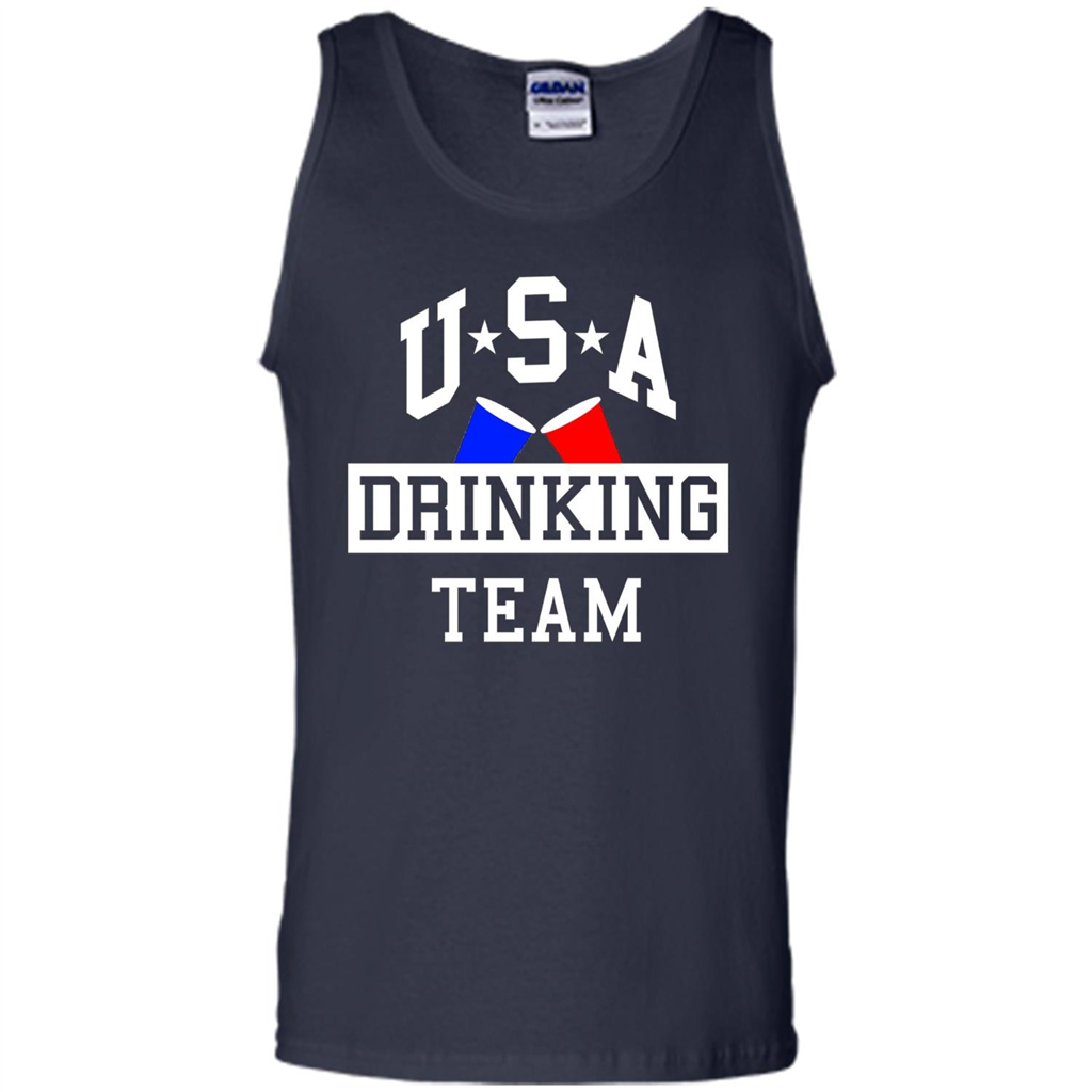 Independence Day T-shirt USA Drinking Team Navy