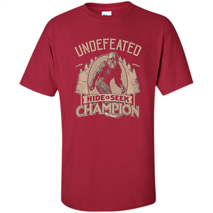 Undefeated Hide Seek Champion T-shirt Cardinal